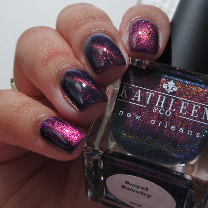 Nail polish bottle labeled &