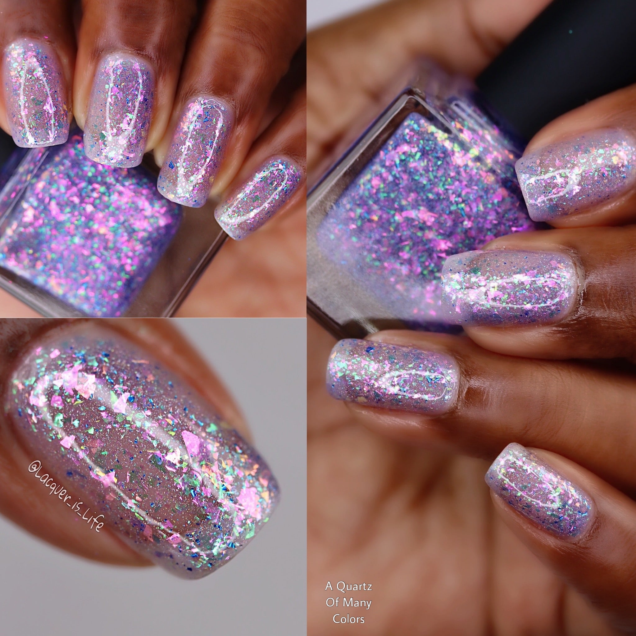 A Quartz Of Many Colors - Fantasmic Flakes Group Custom