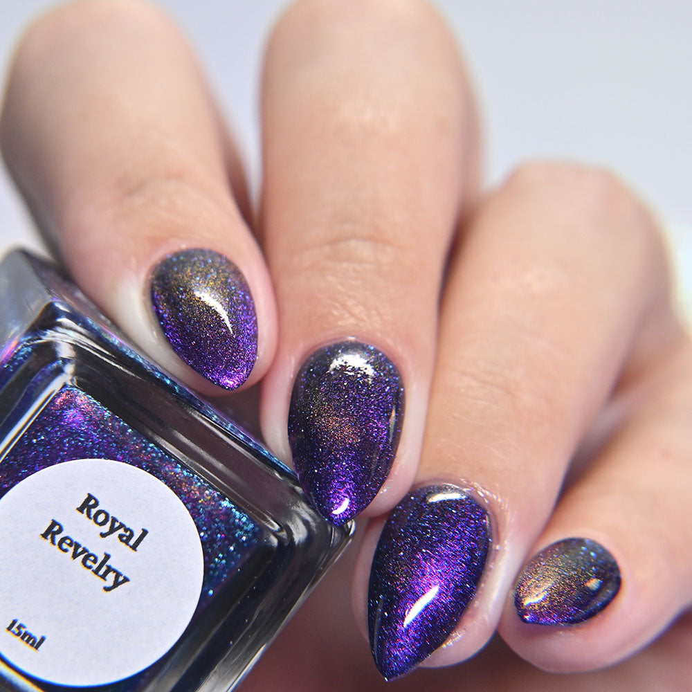 Nail polish bottle labeled &